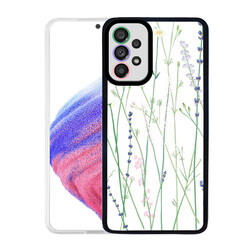Galaxy A73 Case Zore M-Fit Patterned Cover Flower No4