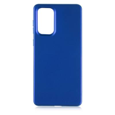 Galaxy A73 Case Zore Premier Silicon Cover Saks Blue