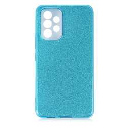 Galaxy A73 Case Zore Shining Silicon Blue