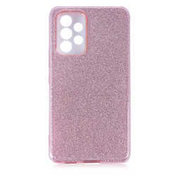 Galaxy A73 Case Zore Shining Silicon Pink