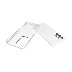 Galaxy A73 Case Zore Super Silicon Cover Colorless
