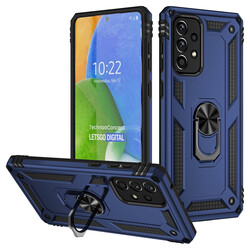 Galaxy A73 Case Zore Vega Cover Blue