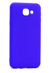 Galaxy A8 2016 Kılıf Zore Premier Silikon Kapak Saks Mavi