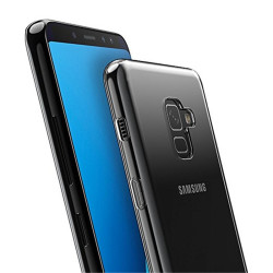 Galaxy A8 2018 Kılıf Zore Süper Silikon Kapak Renksiz