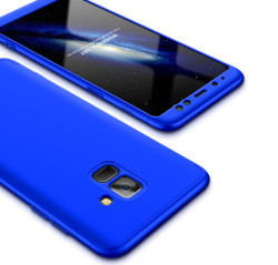 Galaxy A8 2018 Kılıf Zore Ays Kapak Mavi