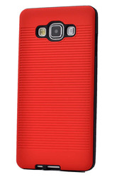 Galaxy A8 Kılıf Zore Youyou Silikon Kapak Kırmızı