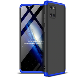 Galaxy A81 (Note 10 Lite) Case Zore Ays Cover Black-Blue