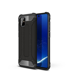 Galaxy A81 (Note 10 Lite) Case Zore Crash Silicon Cover Black