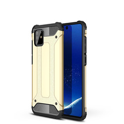 Galaxy A81 (Note 10 Lite) Case Zore Crash Silicon Cover Gold