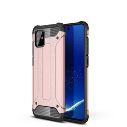 Galaxy A81 (Note 10 Lite) Case Zore Crash Silicon Cover Rose Gold