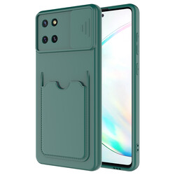 Galaxy A81 (Note 10 Lite) Case ​Zore Kartix Cover Dark Green
