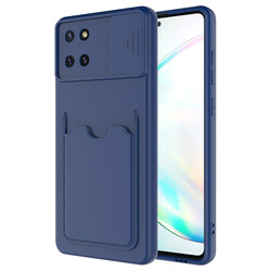 Galaxy A81 (Note 10 Lite) Case ​Zore Kartix Cover Navy blue