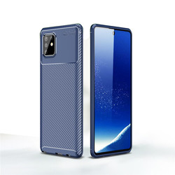 Galaxy A81 (Note 10 Lite) Case Zore Negro Silicon Cover Navy blue