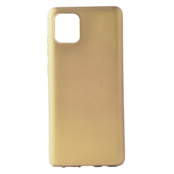 Galaxy A81 (Note 10 Lite) Case Zore Premier Silicon Cover Gold