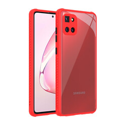 Galaxy A81 (Note 10 Lite) Kılıf ​​Zore Kaff Kapak Kırmızı