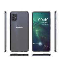 Galaxy A81 (Note 10 Lite) Kılıf Zore Süper Silikon Kapak Renksiz