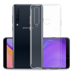 Galaxy A9 2018 Kılıf Zore Süper Silikon Kapak Renksiz