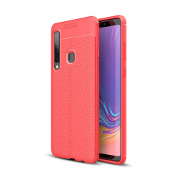 Galaxy A9 2018 Kılıf Zore Niss Silikon Kapak Kırmızı