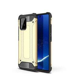 Galaxy A91 (S10 Lite) Case Zore Crash Silicon Cover Gold