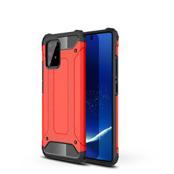 Galaxy A91 (S10 Lite) Case Zore Crash Silicon Cover Red