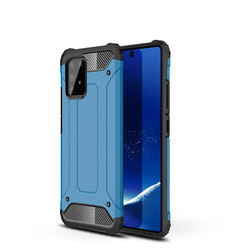 Galaxy A91 (S10 Lite) Case Zore Crash Silicon Cover Blue