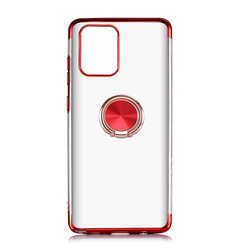 Galaxy A91 (S10 Lite) Case Zore Gess Silicon Red