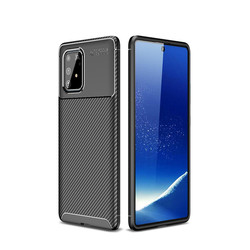 Galaxy A91 (S10 Lite) Case Zore Negro Silicon Cover Black