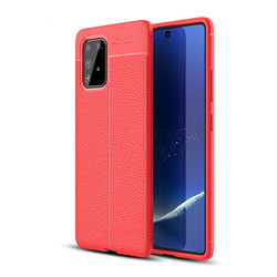 Galaxy A91 (S10 Lite) Case Zore Niss Silicon Cover Red