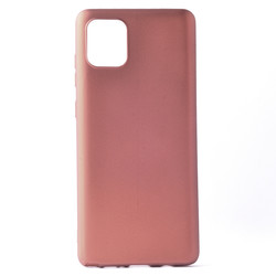 Galaxy A91 (S10 Lite) Case Zore Premier Silicon Cover Rose Gold