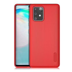 Galaxy A91 (S10 Lite) Case Zore Tio Silicon Red