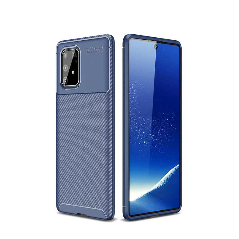 Galaxy A91 (S10 Lite) Kılıf Zore Negro Silikon Kapak - 12