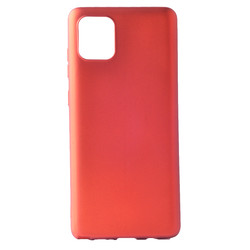 Galaxy A91 (S10 Lite) Kılıf Zore Premier Silikon Kapak Kırmızı
