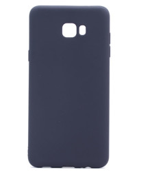 Galaxy C7 Pro Kılıf Zore Premier Silikon Kapak Siyah