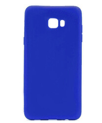 Galaxy C9 Pro Kılıf Zore Premier Silikon Kapak Saks Mavi