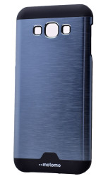 Galaxy Core Prime G360 Kılıf Zore Metal Motomo Kapak Lacivert