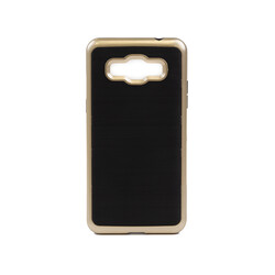 Galaxy Grand Prime G530 Case Zore İnfinity Motomo Cover Gold