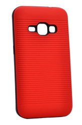 Galaxy J1 2016 Kılıf Zore Youyou Silikon Kapak Kırmızı