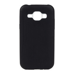 Galaxy J1 Case Zore Line Silicon Cover Black