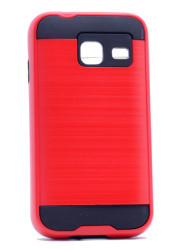 Galaxy J1 Mini Kılıf Zore Kans Kapak Kırmızı