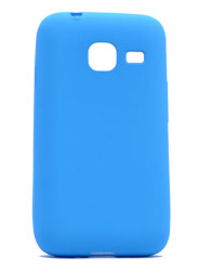Galaxy J1 Mini Prime Kılıf Zore Premier Silikon Kapak Mavi