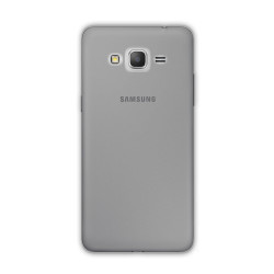 Galaxy J1 Mini Prime Kılıf Zore Ultra İnce Silikon Kapak 0.2 mm Füme