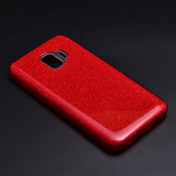 Galaxy J2 Core Kılıf Zore Shining Silikon Kırmızı