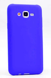 Galaxy J2 Kılıf Zore Premier Silikon Kapak Saks Mavi