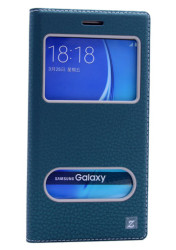 Galaxy J2 Prime Kılıf Zore Dolce Kapaklı Kılıf Koyu Yeşil