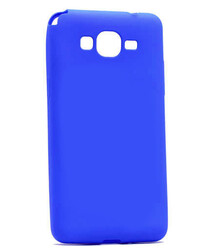 Galaxy J2 Prime Kılıf Zore Premier Silikon Kapak Saks Mavi