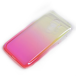 Galaxy J2 Pro 2018 Case Zore Renkli Transparan Cover Pink