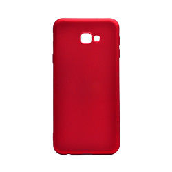Galaxy J4 Plus Kılıf Zore Premier Silikon Kapak Kırmızı