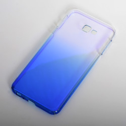Galaxy J4 Plus Kılıf Zore Renkli Transparan Kapak Mavi