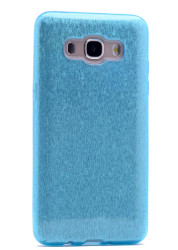 Galaxy J5 2016 Kılıf Zore Shining Silikon Mavi
