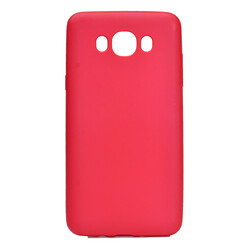 Galaxy J7 2016 Case Zore Premier Silicon Cover Red